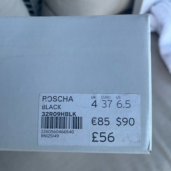 Top Shop Black ‘Roscha’ Croc-Effect High Sandals Size 6.5 - Picture 7 of 10